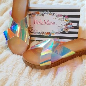 Irredescent sandals size 8 1/2